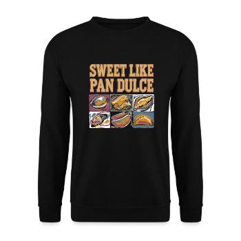 Sweet as Mexican pastries - Unisex Sweatshirt - black - Front - Alina (178cm) & Michal (187cm)