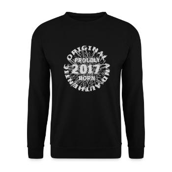 Œuvre 2017 - Sweat-shirt Unisexe - noir - Devant - Alina (178cm) & Michal (187cm)