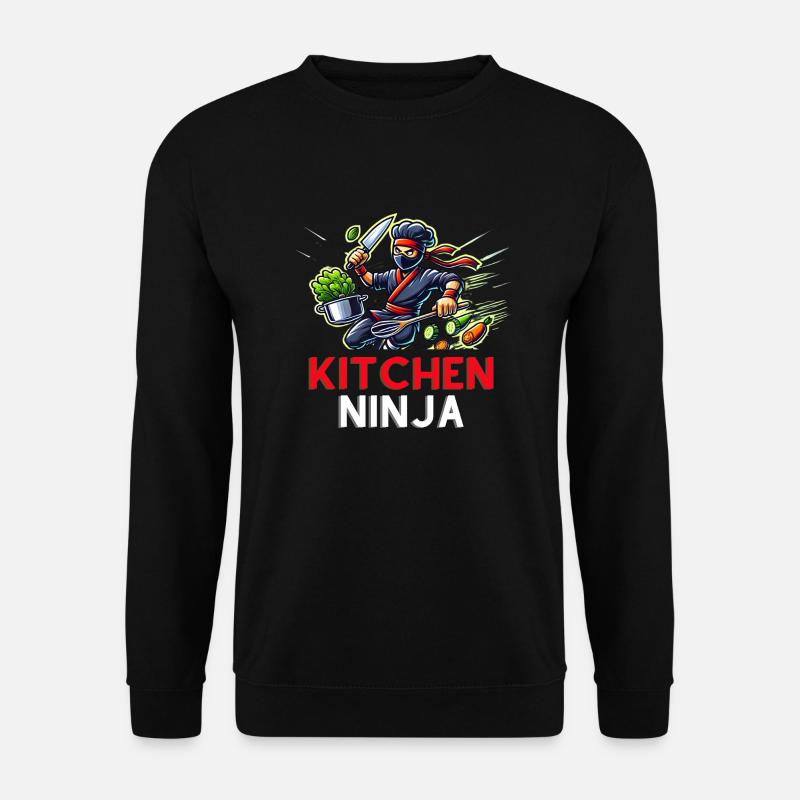 Kitchen Ninja – Vitesse, précision, plaisir - Sweat-shirt Unisexe - noir