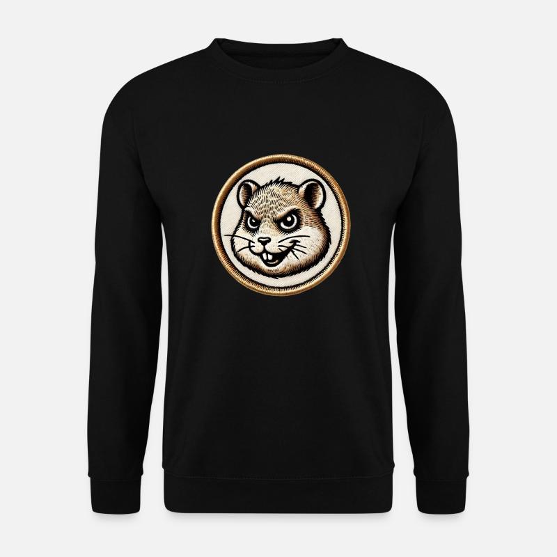 Hamster - Unisex Pullover - Schwarz