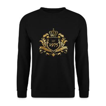 50e anniversaire Semper Verum - Créé en 1975 - Sweat-shirt Unisexe - noir - Devant - Alina (178cm) & Michal (187cm)