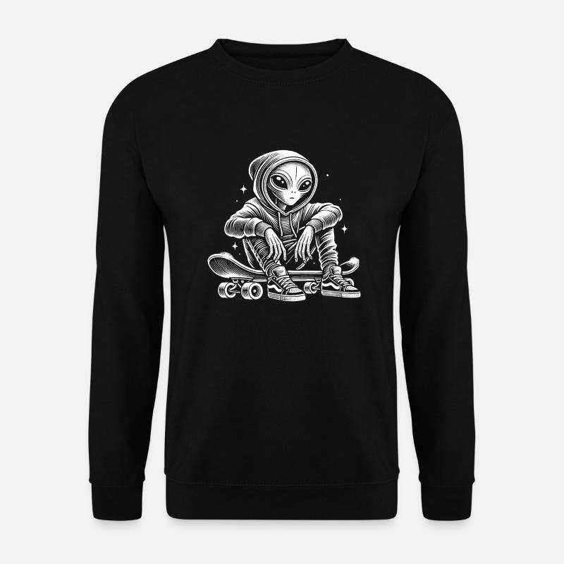 Skateboard - Unisex Pullover - Schwarz
