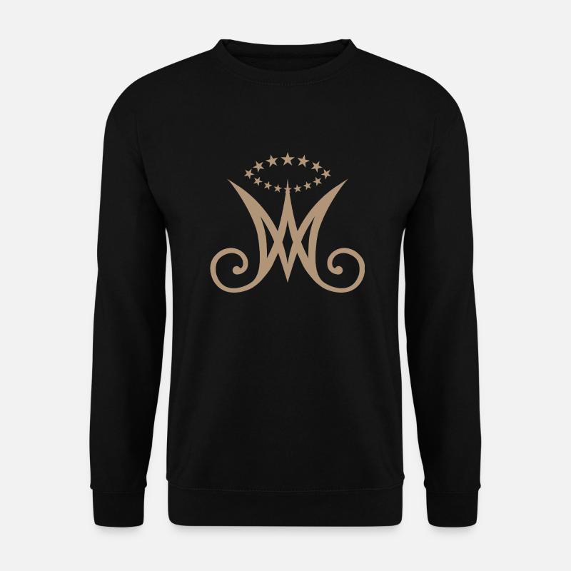 Auspizie Maria - Unisex Pullover - Schwarz