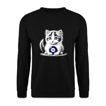Nazar - Unisex Pullover - Schwarz - Vorne - Alina (178cm) & Michal (187cm)