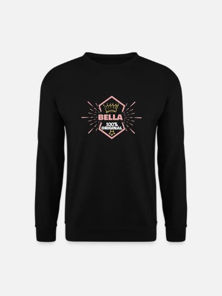 Bella as a given name - Unisex Sweatshirt - black