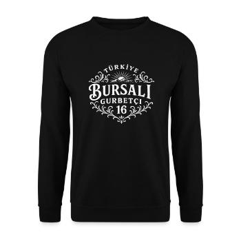 Bursa - Unisex Pullover - Schwarz - Vorne - Alina (178cm) & Michal (187cm)
