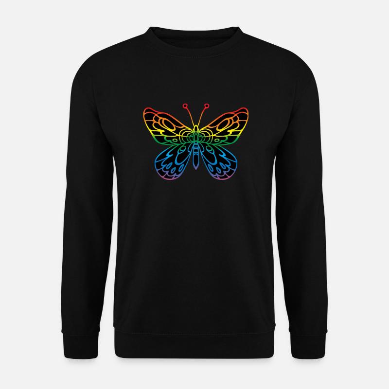 Schmetterling - Unisex Pullover - Schwarz