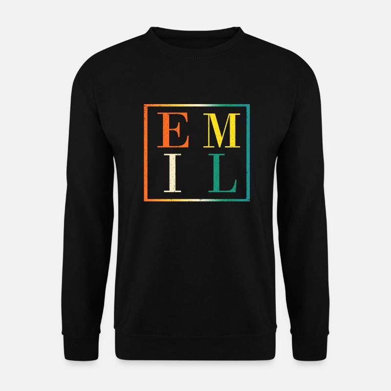 Emil - Unisex Pullover - Schwarz