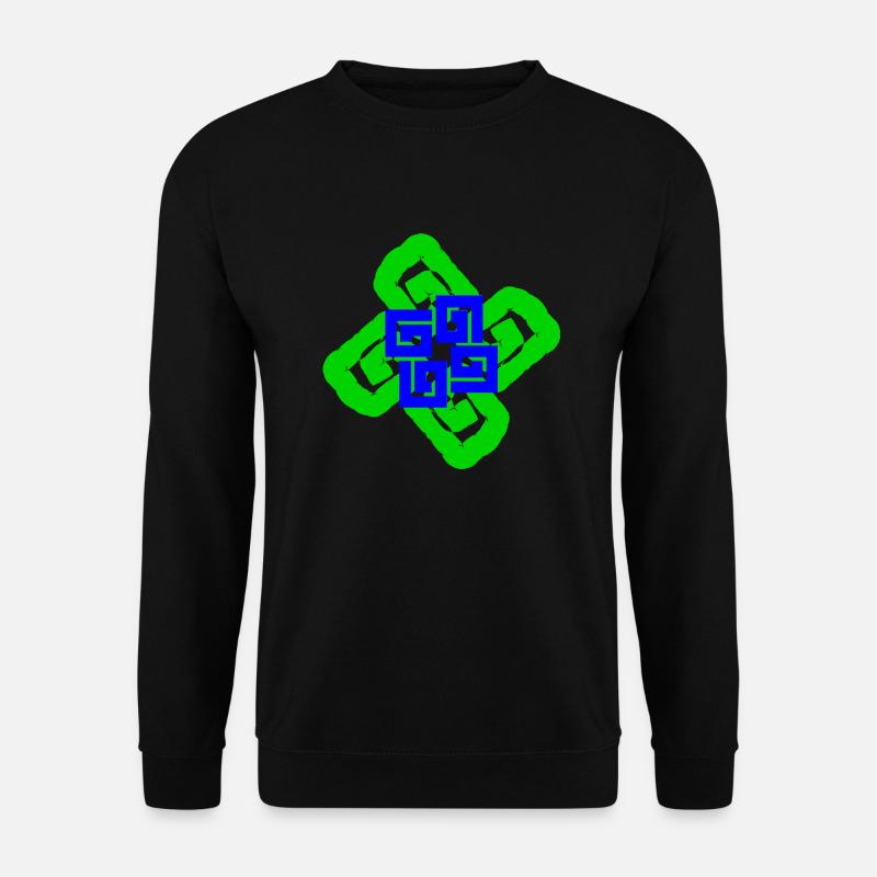 Spirals and interlacing - Unisex Sweatshirt - black