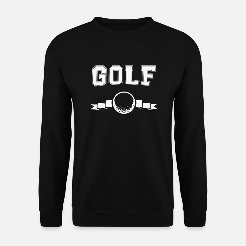 golf logo - Unisex Pullover - Schwarz
