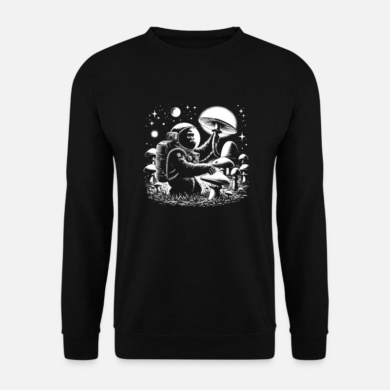 Planète champignon - Sweat-shirt Unisexe - noir