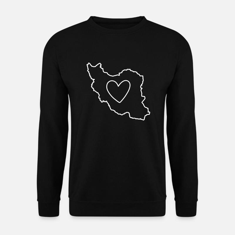 Iran Herz Liebe - Unisex Pullover - Schwarz