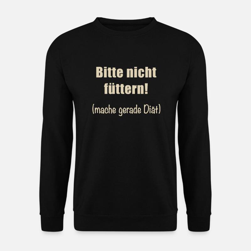 Please do not feed them! - Unisex Sweatshirt - black