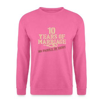 10 Years Together - Unisex Sweatshirt - pink - Front