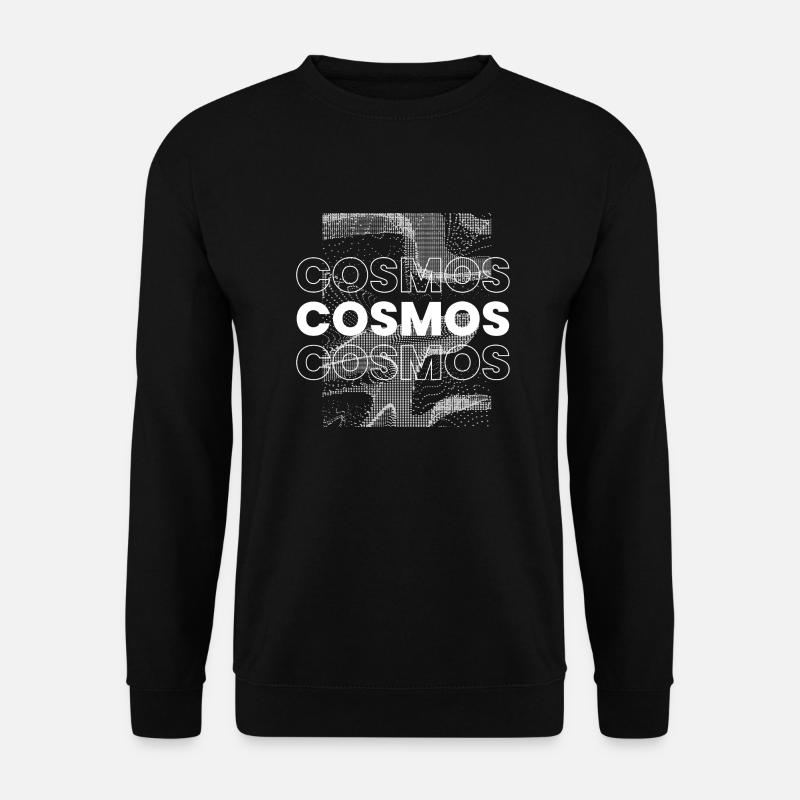 Kosmos digitales Kunstwerk Geschenk - Unisex Pullover - Schwarz