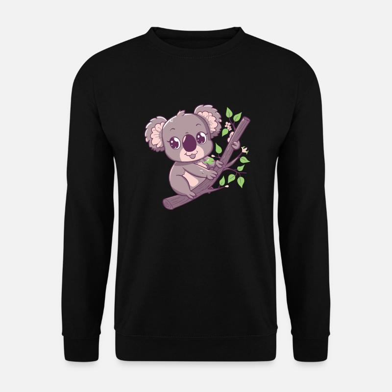 Koala heureux ours koala - Sweat-shirt Unisexe - noir