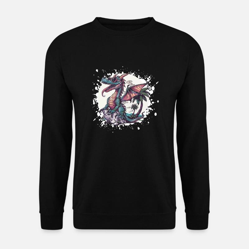 Vacances d’été du Dragon - Sweat-shirt Unisexe - noir