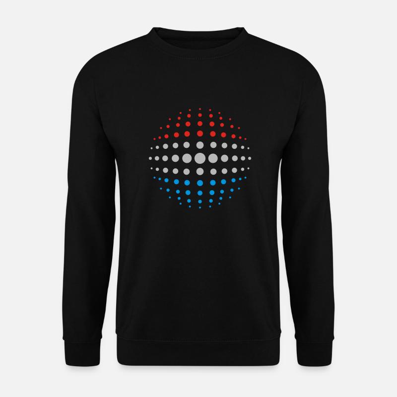 geo_dotsphere_luxembourg_3c01 - Unisex Pullover - Schwarz