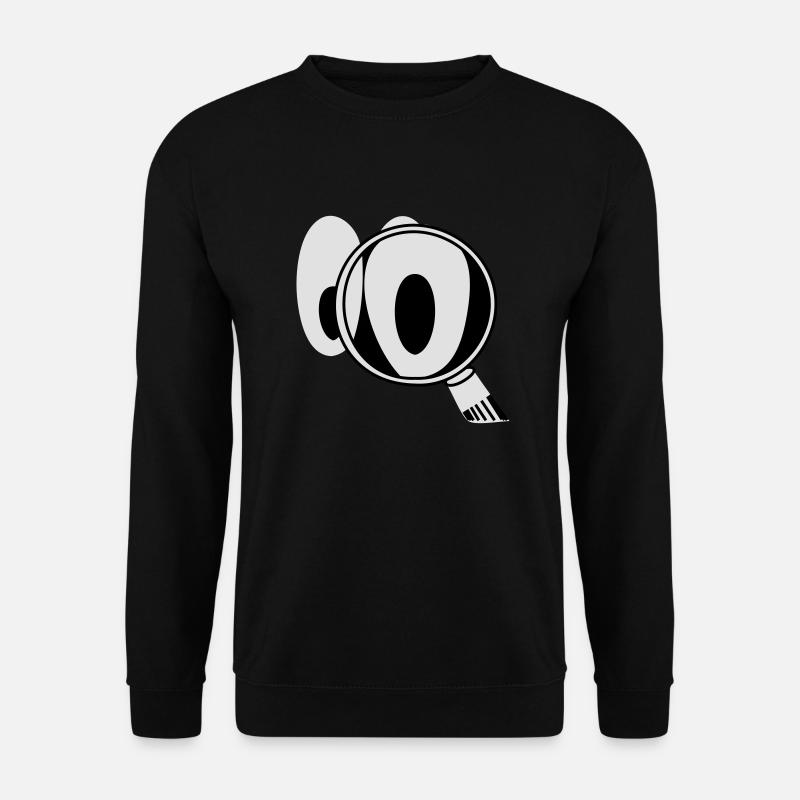 Smiley CSI - Unisex Pullover - Schwarz