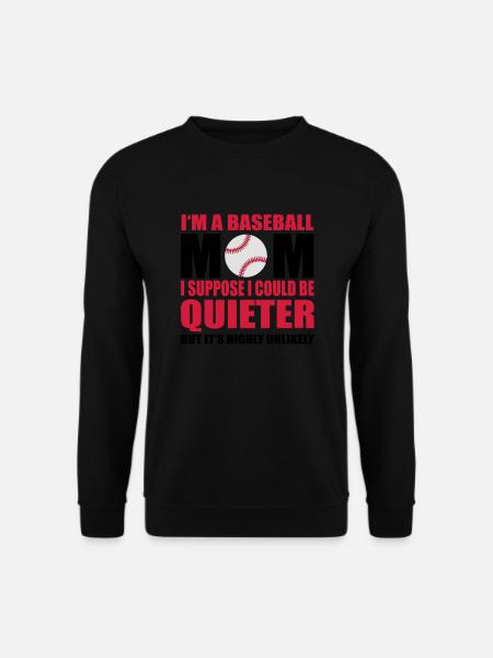 Baseball mom - Unisex Pullover - Schwarz