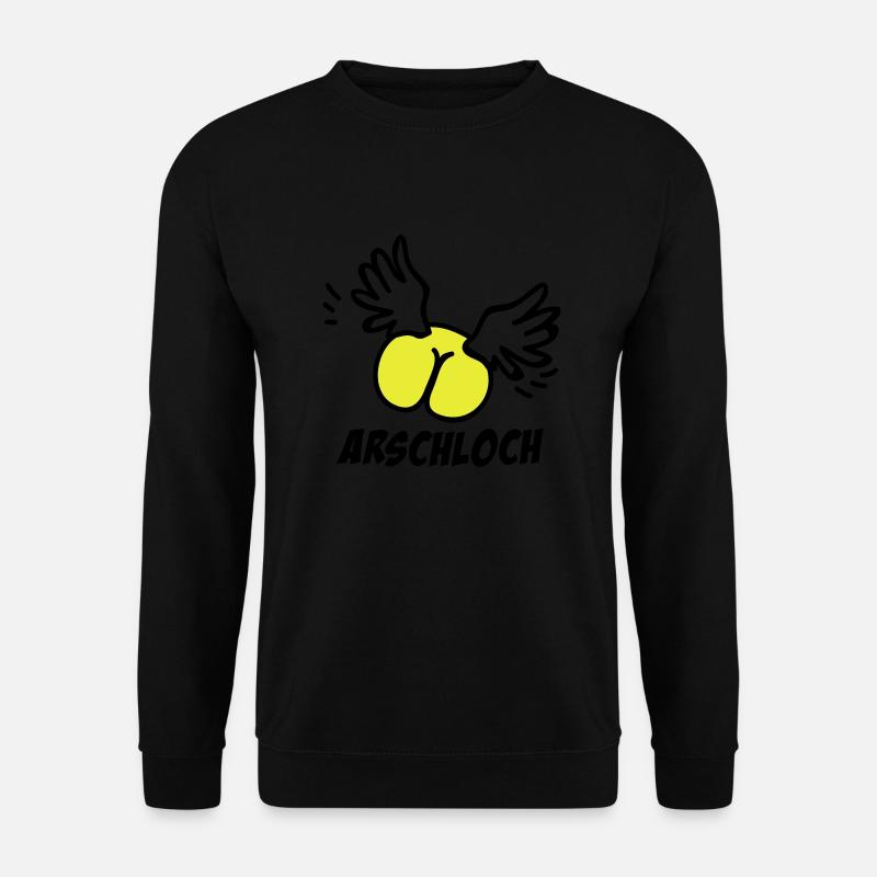 Arschloch - Unisex Pullover - Schwarz