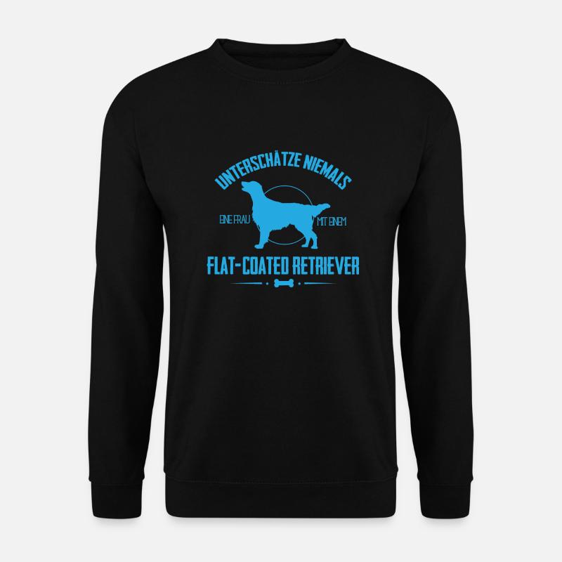 UN Flat-Coated Retriever Shirt - Unisex Pullover - Schwarz
