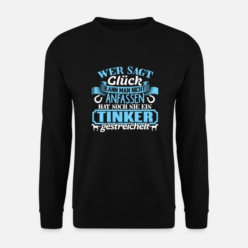 TINKER - Glück zum anfassen - Unisex Pullover - Schwarz