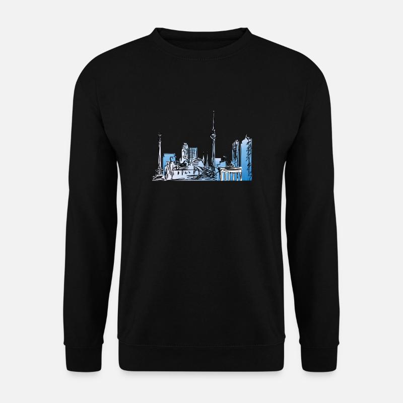 Berlin gezeichnet - Unisex Pullover - Schwarz