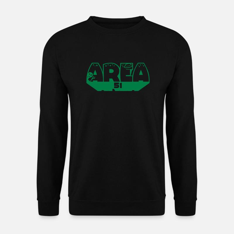 Ufo Area 51 - Unisex Pullover - Schwarz