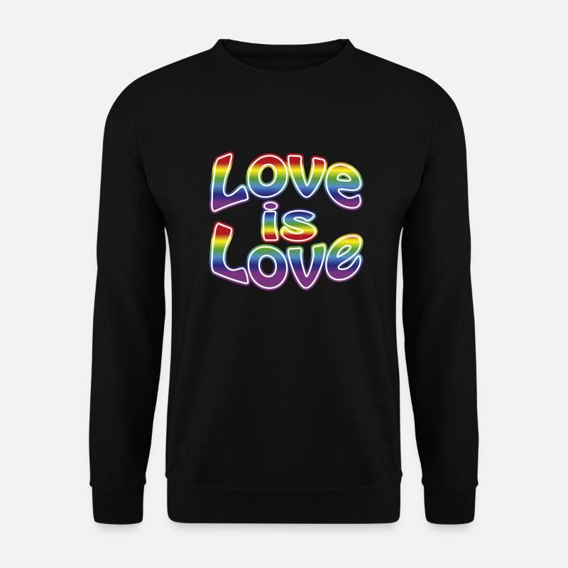 Love is Love - Unisex Pullover - Schwarz