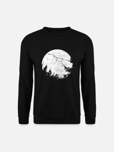 Großer Bär Wagen Sternbild Konstellation - Unisex Pullover - Schwarz