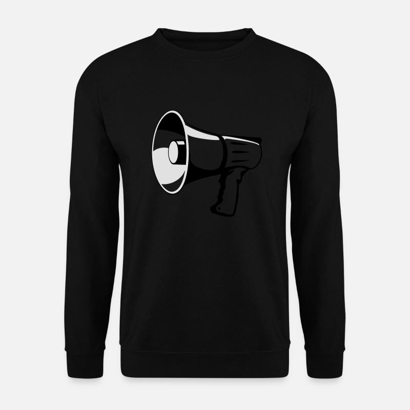 Megaphon - Unisex Pullover - Schwarz