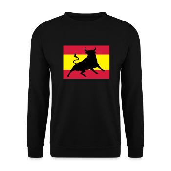 viva españa - Sweat-shirt Unisexe - noir - Devant - Alina (178cm) & Michal (187cm)