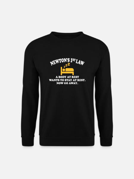 newton's 1st law - Unisex Sweatshirt - black