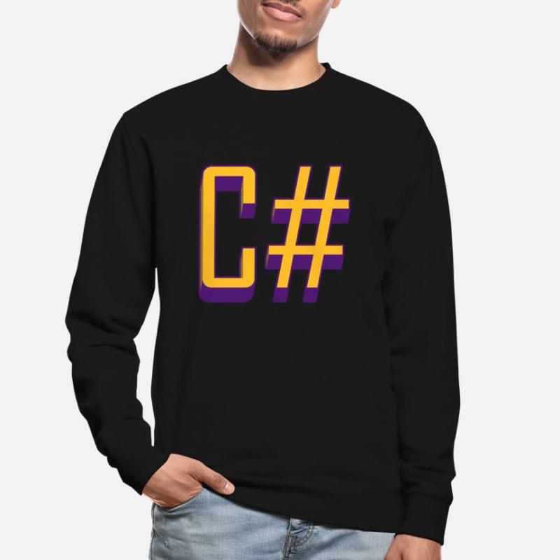 Langages de programmation: C # / C sharp Sweat-shirt Unisexe