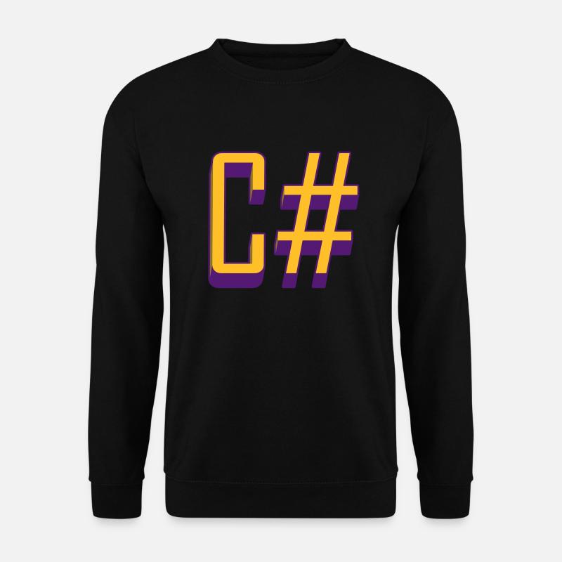 Programmiersprachen: C # / C sharp (Classic) - Unisex Pullover - Schwarz