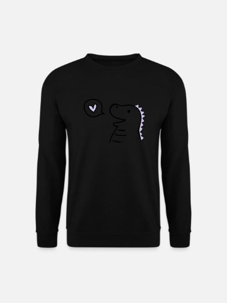 Cute Dino - Unisex Pullover - Schwarz