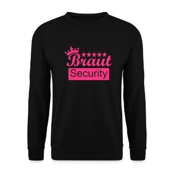 Braut - Unisex Pullover - Schwarz - Vorne - Alina (178cm) & Michal (187cm)