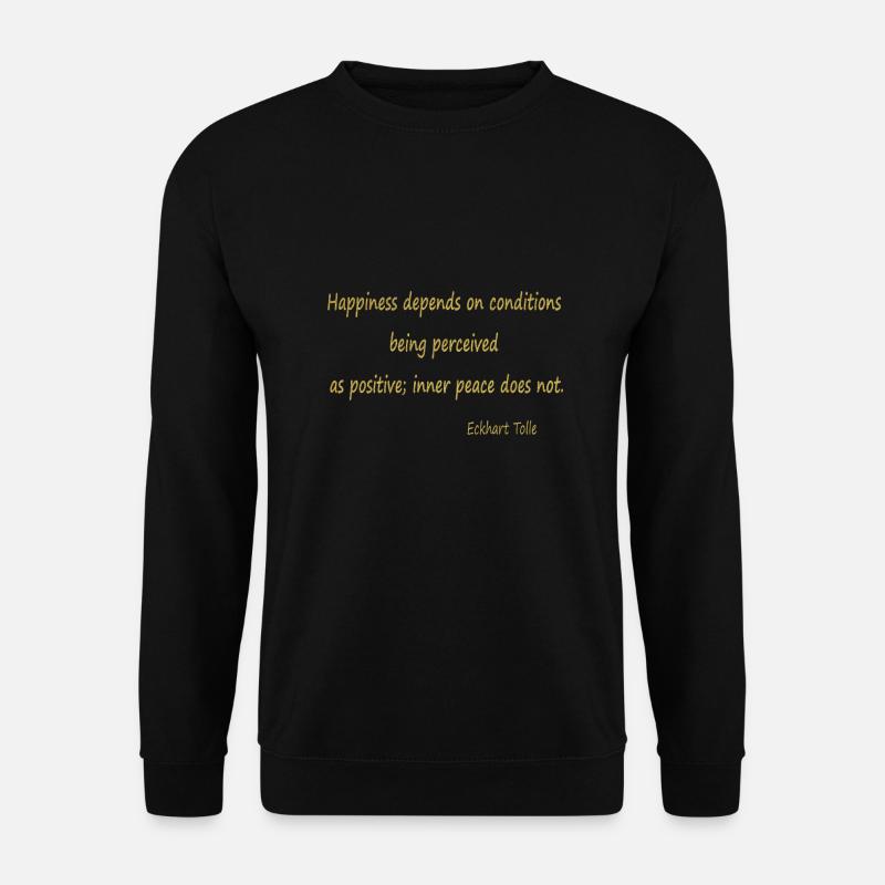 Glück - Unisex Pullover - Schwarz