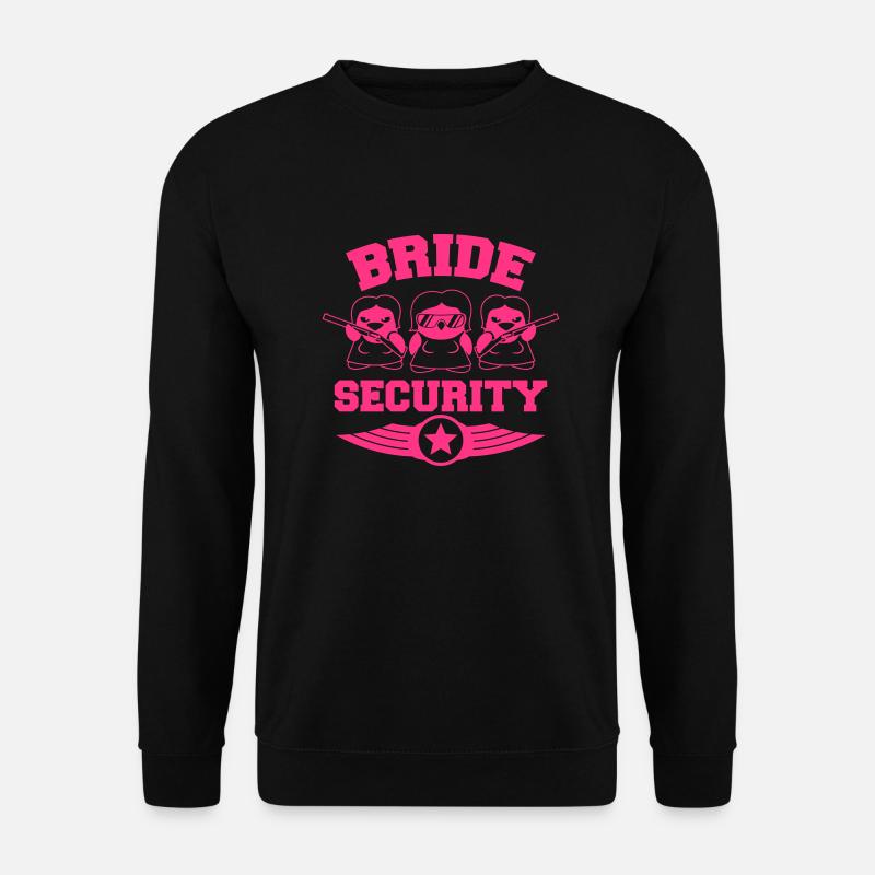 Bride Security Penguins - Unisex Pullover - Schwarz