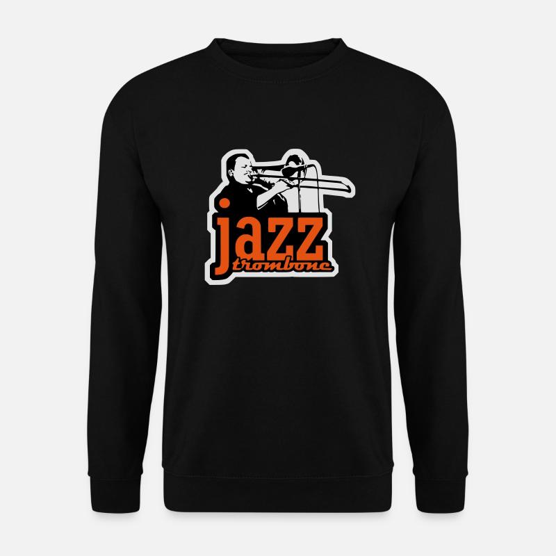 Jazz Posaune - jazz trombone - Unisex Pullover - Schwarz