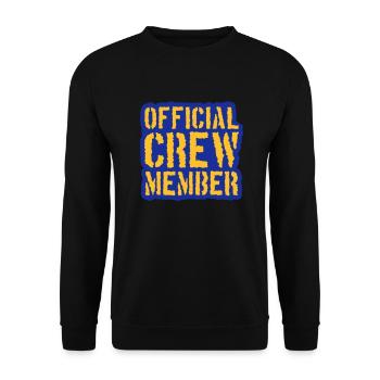 Official Crew Member Stamp - Sweat-shirt Unisexe - noir - Devant - Alina (178cm) & Michal (187cm)
