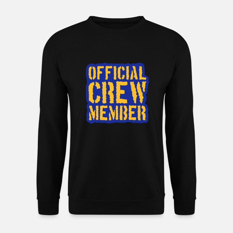 Official Crew Member Stamp - Unisex Pullover - Schwarz