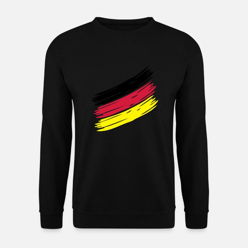 Nation Stripes - Design ur own! German Sample - Unisex Sweatshirt - black