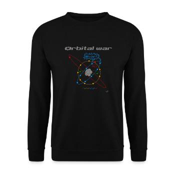 orbital war - Unisex Sweatshirt - black - Front - Alina (178cm) & Michal (187cm)