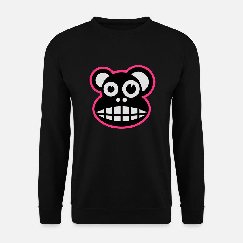 Funny monkey - Unisex Sweatshirt - black