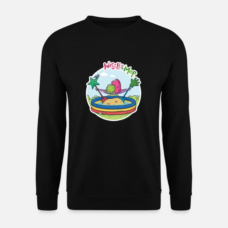 Planschbecken-Insel - Unisex Pullover - Schwarz