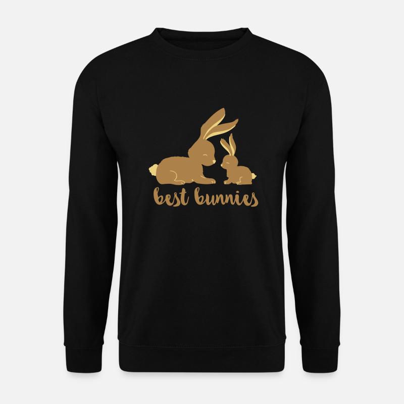 Best Bunnies - beste Freunde - Unisex Pullover - Schwarz