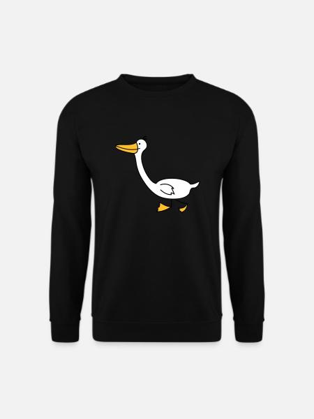 lustige Gans - Unisex Pullover - Schwarz