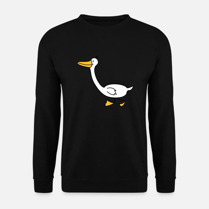 lustige Gans - Unisex Pullover - Schwarz